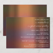 House Abstracte Smoky Ombre Bronze Kaart (Voorkant / Achterkant)