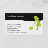 House And Office Cleaning Business Cards Visitekaartje (Voorkant)