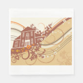 House Art Paper Napkins Servet (Voorkant)