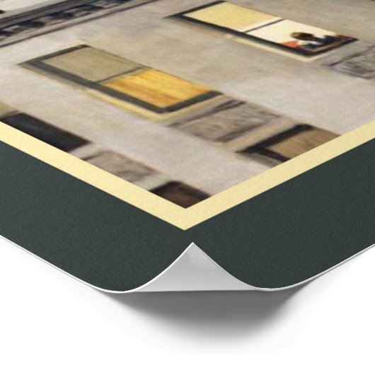 "House at Dusk" 1935 van Edward Hopper Poster (Hoek)