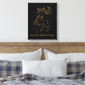 House Baratheon Icon Canvas Afdruk (Insitu (Slaapkamer))
