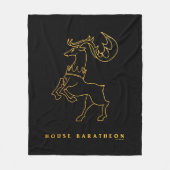 House Baratheon Icon Fleece Deken (Voorkant)