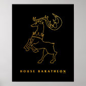 House Baratheon Icon Poster (Voorkant)