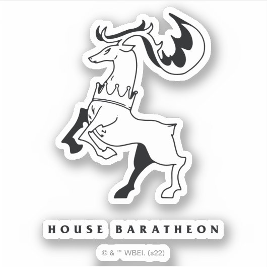 House Baratheon Icon Sticker (Voorkant)