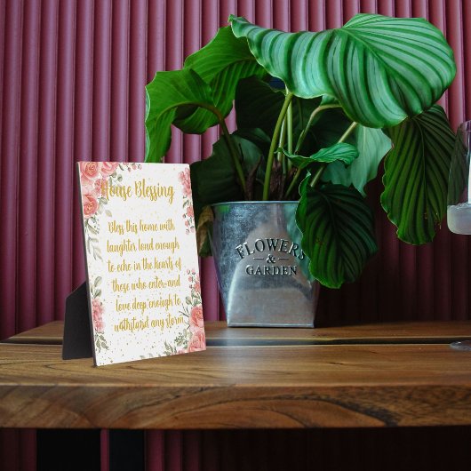 House Blessing Plaque Fotoplaat