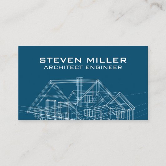House Blue Print Schema's | architect Visitekaartje (Voorkant)