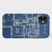 House Blueprints Case-Mate iPhone Case (Achterkant (horizontaal))