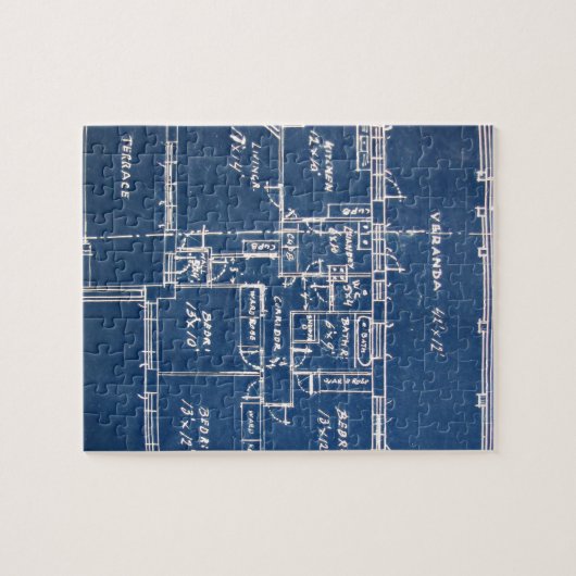 House Blueprints Legpuzzel (Horizontaal)