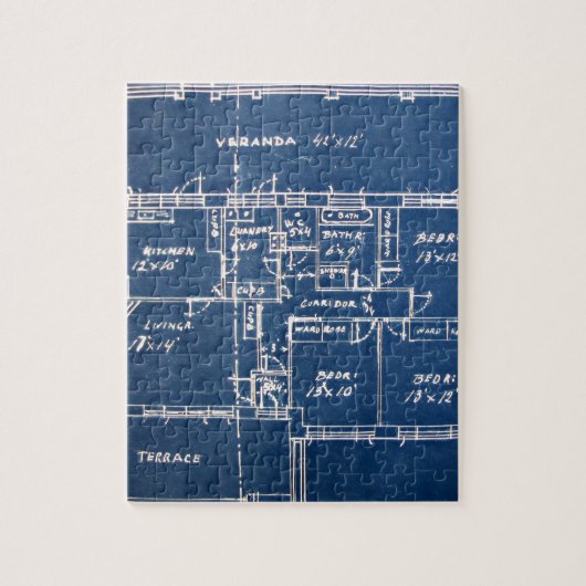 House Blueprints Legpuzzel (Verticaal)