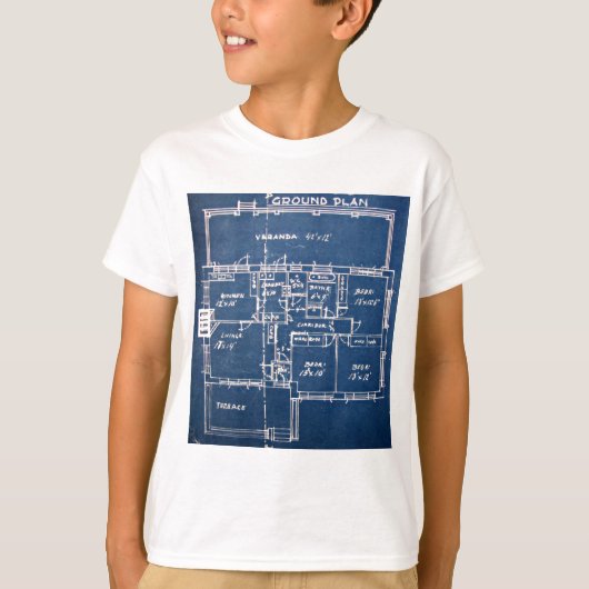 House Blueprints T-shirt (Voorkant)