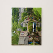 House Boat Reflections Brittany France Travel Legpuzzel (Verticaal)