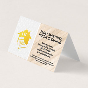 House Broom Logo   Hout en Tegels vloeren Visitekaartje