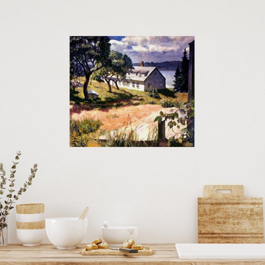 House by the Lake - Afdruk Poster (Keuken)