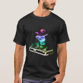 House Cat Rainbow Dj Cat Kat T-shirt (Voorkant)
