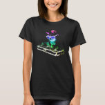 HOUSE CAT Rainbow DJ Kitty T-shirt<br><div class="desc">HOUSE CAT Rainbow DJ Kitty</div>