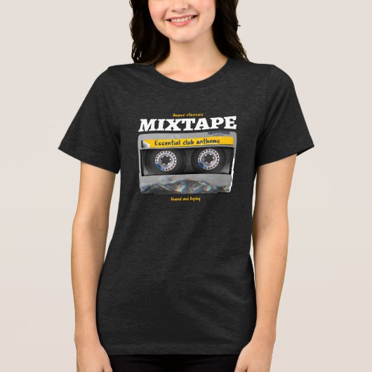 House Classics Mixtape Club Anthems Tri-Blend Shirt (Voorkant)
