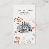 House Cleaner Cleaning Services Professional  Visitekaartje (Voorkant)