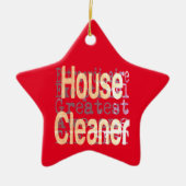 House Cleaner Extraordinaire Keramisch Ornament (Voorkant)