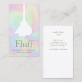 House Cleaner Feather Duster Cleaning Service Visitekaartje (Voorkant / Achterkant)