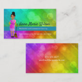 House Cleaner logo Visitekaartjes (Voorkant / Achterkant)