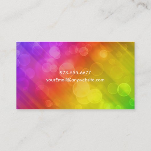 House Cleaner logo Visitekaartjes (Achterkant)