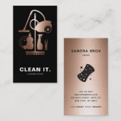 House Cleaner Roos Gold Cleaning Service Visitekaartje (Voorkant / Achterkant)