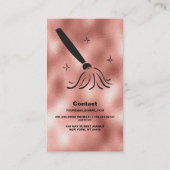 House Cleaner Roos Gold Cleaning Service Visitekaartje (Achterkant)