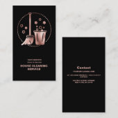 House Cleaner Roos Gold Cleaning Service Visitekaartje (Voorkant / Achterkant)