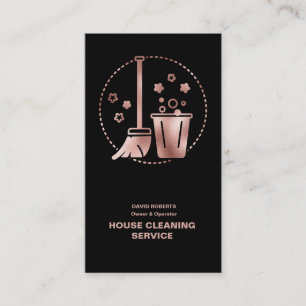 House Cleaner Roos Gold Cleaning Service Visitekaartje