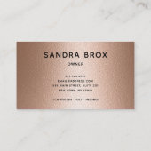 House Cleaner Roos Gold Cleaning Service Visitekaartje (Achterkant)