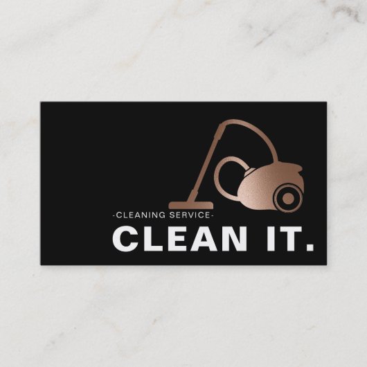 House Cleaner Roos Gold Cleaning Service Visitekaartje (Voorkant)