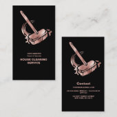 House Cleaner Roos Gold Cleaning Service Visitekaartje (Voorkant / Achterkant)