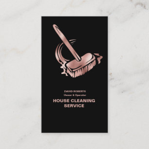 House Cleaner Roos Gold Cleaning Service Visitekaartje