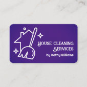 House Cleaner Visitekaartje (Voorkant)