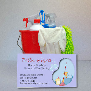 House Cleaner Visitekaartje