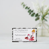 House Cleaning Diva Visitekaartjes (Staand voorkant)