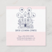 House Cleaning Express Afsprakenkaartje (Voorkant)