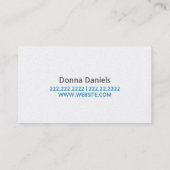 House Cleaning Housekeeper Maid Visitekaartje (Achterkant)