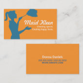 House Cleaning Housekeeper Maid Visitekaartje (Voorkant / Achterkant)