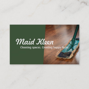 House Cleaning Housekeeper Maid Visitekaartje