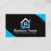 House Cleaning Housekeeping Maid Custom Logo Visitekaartje (Voorkant)