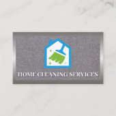 House Cleaning Icon | Maid Visitekaartje (Voorkant)