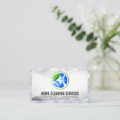 House Cleaning Icons | Postdiensten Visitekaartje (Staand voorkant)