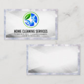 House Cleaning Icons | Postdiensten Visitekaartje (Voorkant / Achterkant)