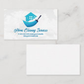 House Cleaning Logo | kamer Visitekaartje (Voorkant / Achterkant)