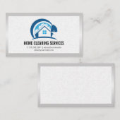 House Cleaning Logo | Kranken Visitekaartje (Voorkant / Achterkant)