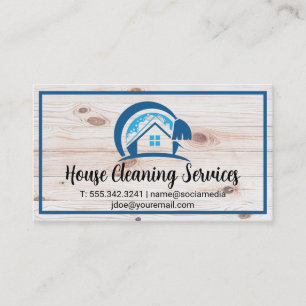 House Cleaning Logo   Raad van bestuur van Wooden Visitekaartje