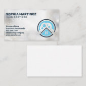 House Cleaning Logo Visitekaartje (Voorkant / Achterkant)