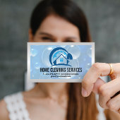 House Cleaning Logo | Zeepbellen Visitekaartje