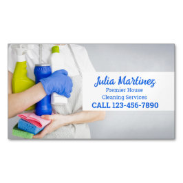 House Cleaning Magnetisch Visitekaartje